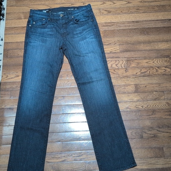 William Rast Dark Wash Denim button fly Jeans size 32 like new - Picture 7 of 11